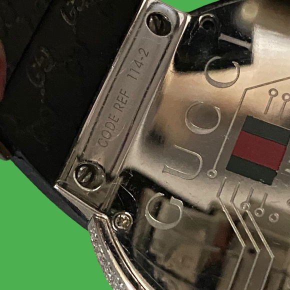 AUTHENTIC Gucci I-Gucci MENS 5.37 CTW Diamond Digital Watch NICE!!! - Picture 9 of 16